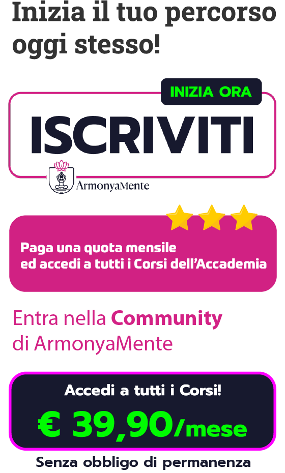 Iscriviti all'Accademia ArmonyaMente