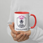 Tazza ArmonyaMente con interno colorato 11 white ceramic mug with color inside red 11 oz right 68b6ee36b414c