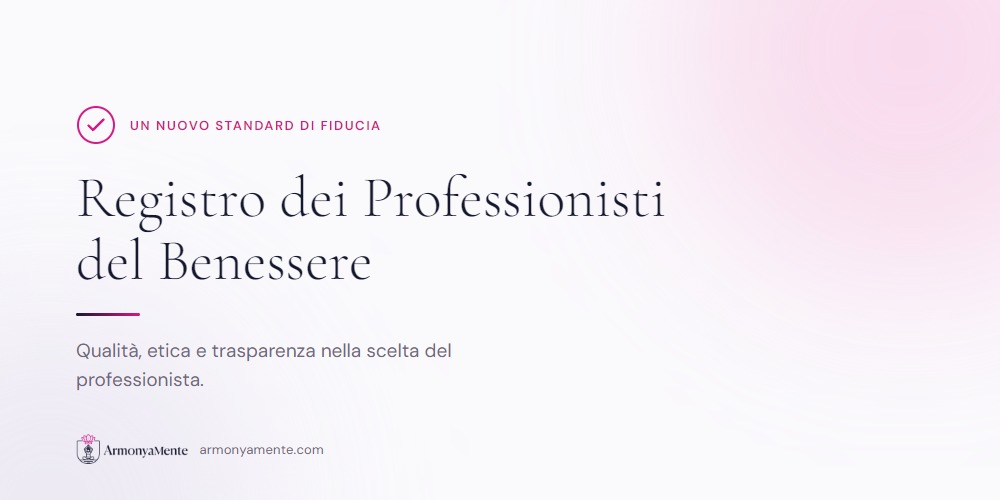 Registro dei Professionisti del Benessere: il punto di riferimento per qualità, etica e trasparenza 2 Registro dei Professionisti del Benessere: qualità, etica e trasparenza nella scelta del professionista